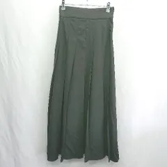 ◇ ⊂ OLIVE des OLIVE オリーブ デ オリーブ ロング プリーツ スカート サイズF ブラック レディース E  【1501230046534】のサムネイル