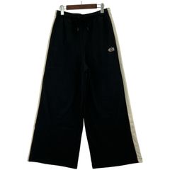 COACH サイドラインワイドスウェットパンツ S ブラック