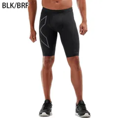 2XU ツータイムズユー メンズ MCS ランコンプショーツ ショートタイツ ランニング マラソン トレーニング ショーツ 着圧 疲労軽減 MA5331B BLK/BRFカラーのサムネイル