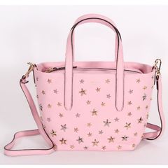 ジミーチュウ 2WAY トートバッグ アイスピンク MINISARA JIMMY CHOO ジミーチュウ 2WAY トートバッグ アイスピンク 249