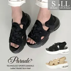 【L-LL】サンダル レディース エアー 厚底 ストラップ スポサン スポーティ 歩きやすい 履きやすい おしゃれ パレード Parade 1357WK