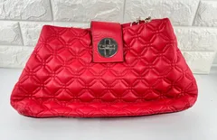 ● カバン kate spade キルティングバッグ   04T-00821812 QUILTED LEATHER レッド レディース ターンロック  ケイトスペードニューヨーク レザー 袋付き ハンドバッグ チェーントートバッグ