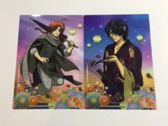 銀魂 高杉晋助 神威 ジャンボカードダス クリアプレート 2枚 セット