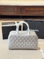 【今日特価】Vintage CHANEL ボウリング ショルダーバッグ
