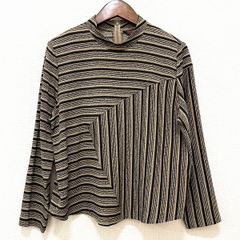 PLEATS PLEASE トップス カットソー ストライプ - メルカリ