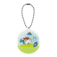 【中古】キーホルダー シロ 「映画クレヨンしんちゃん オラたちの恐竜日記 シャカシャカカプセルクリップチャーム」