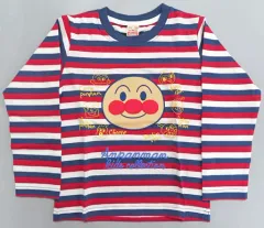 【中古】Tシャツ 集合 ボーダー長袖Tシャツ マルチカラー 120cmサイズ 「アンパンマン」 アンパンマンこどもミュージアム限定