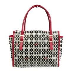 ロジェヴィヴィエ(Roger Vivier) 総柄 レディース PVC,レザー ハンドバッグ ブラック,クリーム,レッドのサムネイル