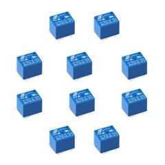 新品 高密度PCB 高温難燃性 回路を保護し 10A 4ピン パワーコイルリレー 10個 ミニパワーコイルリレー SRD-05VDC-SL-C 4脚 パワーリレー ミニ電源コードリレー (5V、10pcs) PCBリレー