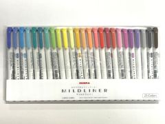 新品 ゼブラ マイルドライナー 25色セット WKT7-25C ZEBRA