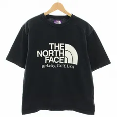 ノースフェイス パープルレーベル THE NORTH FACE PURPLE LABEL 8オンスハーフスリーブグラフィクT 8oz H/S Graphic Tee Tシャツ カットソー クルーネック 半袖 ロゴプリント M 黒 ブラック NT3334N