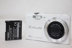【返品保証】 カシオ Casio Exilim EX-ZS26 ホワイト 6x バッテリー付き コンパクトデジタルカメラ  e454