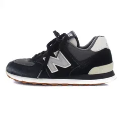 ニューバランス NEW BALANCE ML574SPT スニーカー シューズ スエード US6 24cm 黒 ブラック /BM