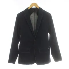 アルマーニ ジーンズ ARMANI JEANS テーラードジャケット ブレザー デニム調 ストレッチ USA XS 紺 ネイビー /KUのサムネイル
