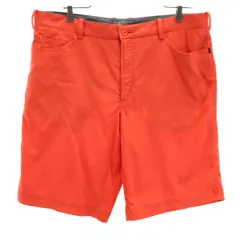 NIKE GOLF ナイキゴルフ ショートパンツ W37 朱色 ストレッチ メンズ 古着