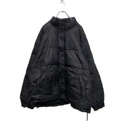 Eddie Bauer ナイロン ダウンジャケット 2XL ブラック エディーバウアー ビッグサイズ ジップアップ 古着卸 アメリカ仕入 a603-6049