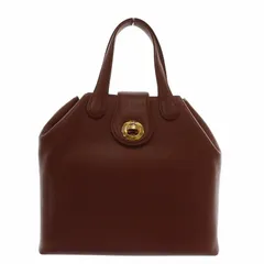 GIVENCHY 4Gロゴ金具 ターンロック ハンドバッグ　レザー c661 GIVENCHY - 極 美品 付け替えロゴ金具付 GIVENCHY ジバンシィ