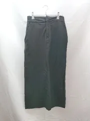 ◇ earth music&ecology ウェストゴム ストレッチ バックスリット ロング タイト スカート Sサイズ ブラック レディース E  【1303270002545】