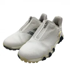 ★SALE価格★【美品】アディダス ゴルフシューズ 白×ネイビー GX3938 スパイクレス コードカオス22 ボア ダイヤル式 メンズ 25.0 ゴルフウェア adidas