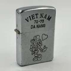 【ベトナムZIPPO】 1972年製 VIETNAM SAIGON 72-73 ZIPPO】ジッポー：ベトナムZIPPO/1972年製造品 銃を構える兵士