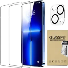 iPhone14 ガラスフィルム 高透過率 指紋防止×5