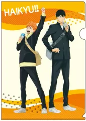 【中古】クリアファイル A.日向＆影山 A4クリアファイル 「ハイキュー!!」