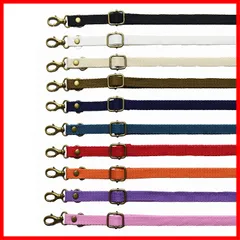 【特売】[CRSHIP] 2way ネック ストラップ 斜め掛け ショルダーストラップ 長さ調節可能 携帯 落下防止 社員証 名札 定期入れ パスケース ストラップひも付き canvas キャンバス 可愛い おしゃれ 十色…