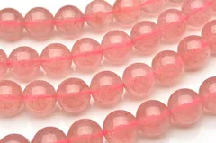 ストロベリークォーツ （レッドアベンチュリン） 12mm １連（38cm） パワーストーン 天然石 _R5530-12