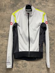 JF623 カステリ CASTELLI 長袖 サイクルジャケット 白 グレー