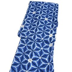 浴衣 レディース 夏着物 （万華鏡柄 紺色に白い花）新吸汗速乾 日本製生地 カルキュロ CALCULO 高級 上質 上品 大人 浴衣 単品 女性 和装 デート お祭り 夏祭り 花火