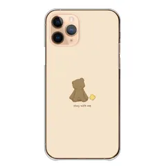 iPhone15plus ケース カバー iPhone15 プラス スマホケース ハードケース くまさん ひよこちゃん テディベア ヒヨコ なかよし かわいい 人気 クリア 透明 カラー08