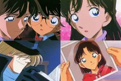 【中古】ポストカード(キャラクター) 天国へのカウントダウン ポストカードセット(4枚セット) 「セガラッキーくじ 名探偵コナン -黒と白-」 黒ずくめの組織賞