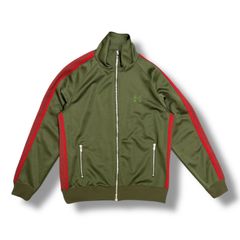 Needles NUBIAN EXCLUSIVE 24SS ZIPPED TRACK JACKET ジップドトラックジャケット ジャージ ニードルス ニードルズ ヌビアン別注 NS1590 カーキ M 94158A8