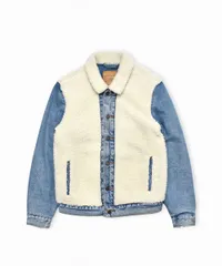 Levi's Premium パネル シェルパ トラッカー ジャケット S