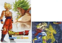 【中古】クリアファイル 劇場版 ドラゴンボールZ 燃えつきろ!!熱戦・烈戦・超激戦/超サイヤ人 ブロリー＆超サイヤ人 孫悟空 クリアファイルコレクション(A4＆A5サイズ2枚セット) 「一番くじ ドラゴンボール -サイヤ人超決戦-」 K賞