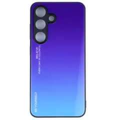 Galaxy S25 ケース SC-51F グラデーション ハイブリット ケース 【Color】パープル・ブルーのサムネイル