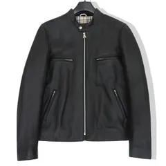 バーバリーブラックレーベル　シングルライダースジャケット　メンズ 楽天市場】極美品○BURBERRY BLACK LABEL バーバリーブラック