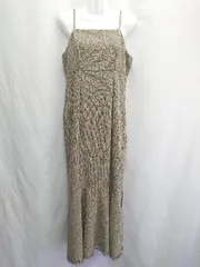 ◇ ⊇ Louere ルエレ ロング ワンピース サイズXL ブラウン系 レディース E  【1411280049501】