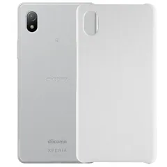 Xperia Ace III ケース SO-53C SOG08 エクスペリアace3 エース3  耐衝撃 シンプル さらさら ハード ケース 【Color】 ホワイトのサムネイル