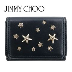 ジミーチュウ 財布 三つ折り Jimmy Choo NEMO CZN BLACK