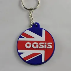 oasis オアシス キーホルダー チャーム OASIS オアシス (10月 来日 記念 ) - Logo Sky Blue