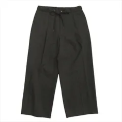 美品 24aw ザ リラクス THE RERACS イージー スラックス ワイド THE EASY SLACKS WIDE パンツ ウール ツイル 24FW-REPT-217-J サイズ46 黒 ブラック メンズのサムネイル