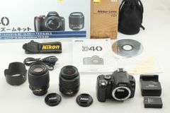 美品 Nikon ニコン D40 ダブルレンズキット ◆デジタル一眼レフカメラ