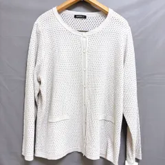ミシェル ジュニアー MISSEL JUNIOR 新品タグ付き カーディガン 長袖 白 LLサイズ 880503