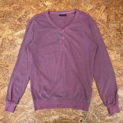 URBAN RESEARCH 後染め ヘンリーネックカットソー 38 アーバンリサーチ 長袖 トップス メンズ MEN'S ユーズド USED 古着