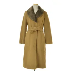 【ICB】ファー付ロングウールコート