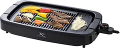 【数量限定】Xグリル 一人暮らし ワイドプレート 二人暮らし 「素早く、美味しく焼ける」 煙約80%/油ハネ約83%カット 減煙 温度調節 (約80~230℃) 焼き肉グリル 保温 焼き肉プレート 油受け皿付き [山善] 簡単お手入れ YGMB-X120(B)