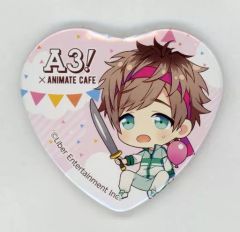A3! 兵頭十座 ハート型缶バッジ 運動会 アニカフェ - メルカリ