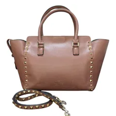 VALENTINO GARAVANI ヴァレンチノガラバーニ ショルダーバッグ トートバッグ 2way ロックスタッズ 斜め掛け レザー shoulder bag leather