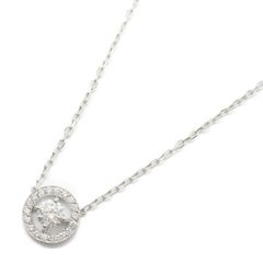 ブシュロン Boucheron ネックレス アバ ダイヤ ネックレス F 首38.5/42㎝ K18WG（ホワイトゴールド） ダイヤモンド アバ ダイヤ ネックレス レディース Used A